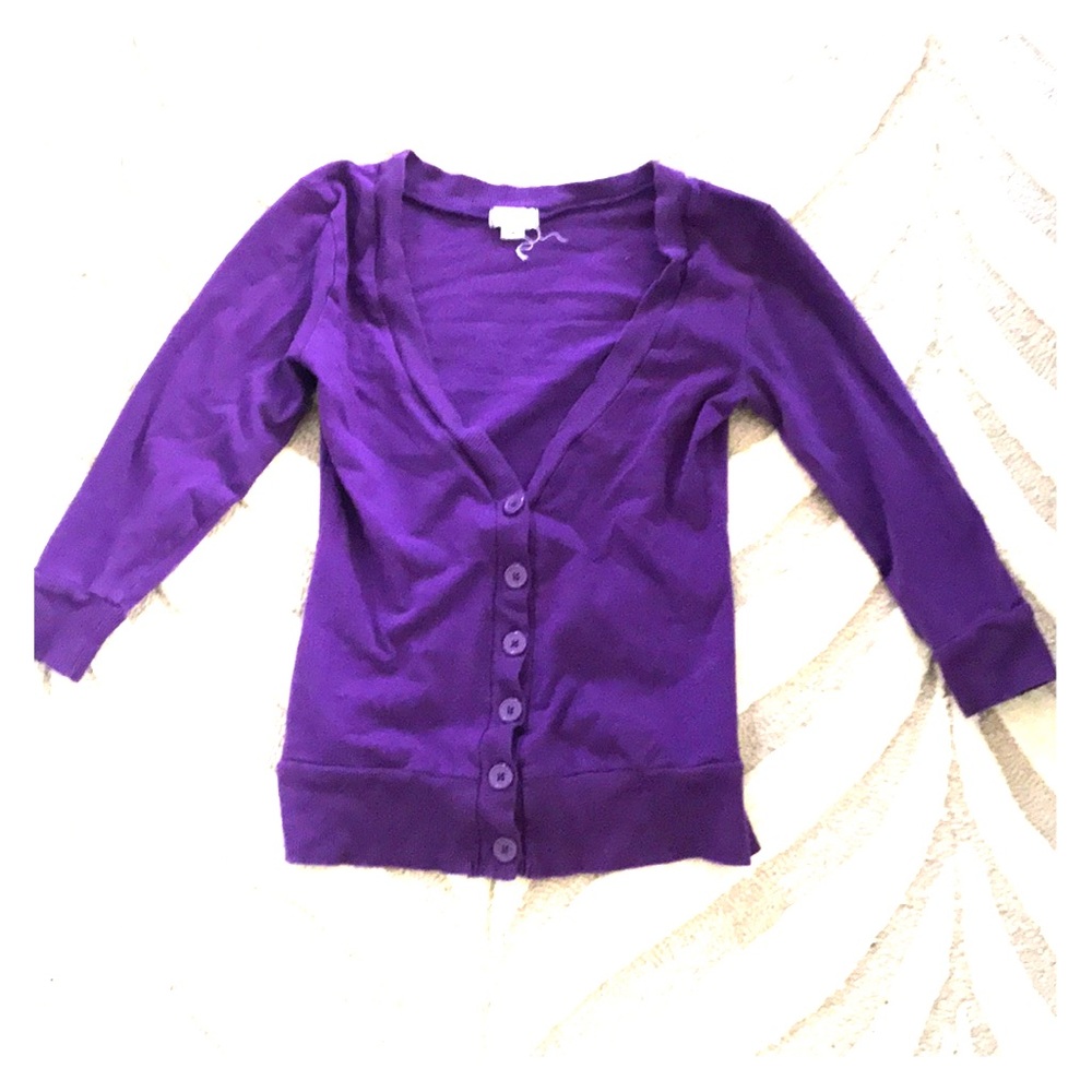 Purple sweater